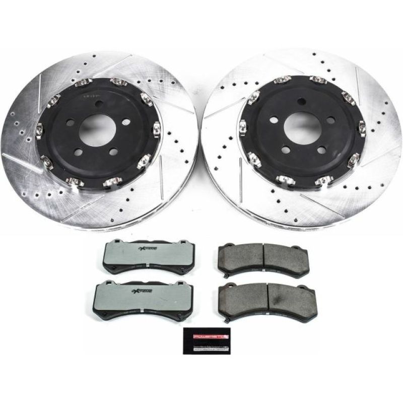 Power Stop Z26 Street Front Brake Kit — Fits 2015-2020 Dodge Charger & Challenger