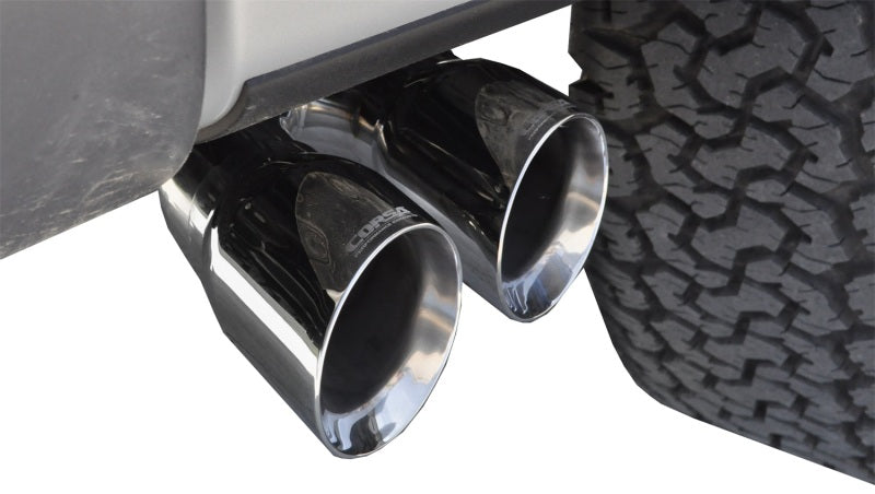 Corsa 11-13 Ford F-150 Raptor 6.2L V8 145in Wheelbase Polished Xtreme Cat-Back Exhaust