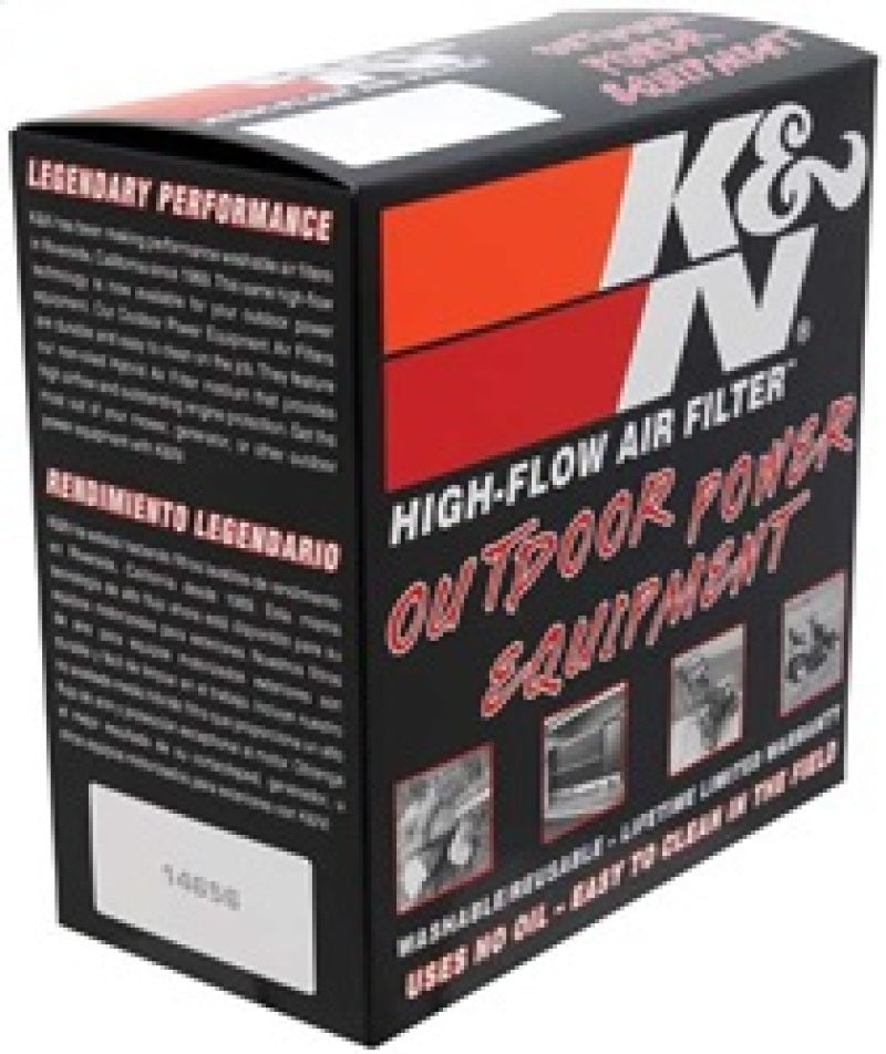 K&N NE-4552 Industrial Air Filter 1.875in ID x 3.5in OD x 7.125in H — Fits Kubota, John Deere, Bobcat