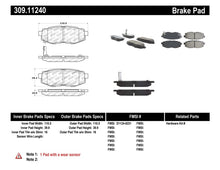 Cargar imagen en el visor de la galería, StopTech Performance 06-10 Subaru Legacy Sedan/Outback/13 BRZ / 13 Scion FR-S Rear Brake Pads