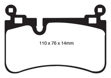 Cargar imagen en el visor de la galería, Pastillas de freno traseras EBC 08-13 Mercedes-Benz C63 AMG (W204) 6.2 Yellowstuff