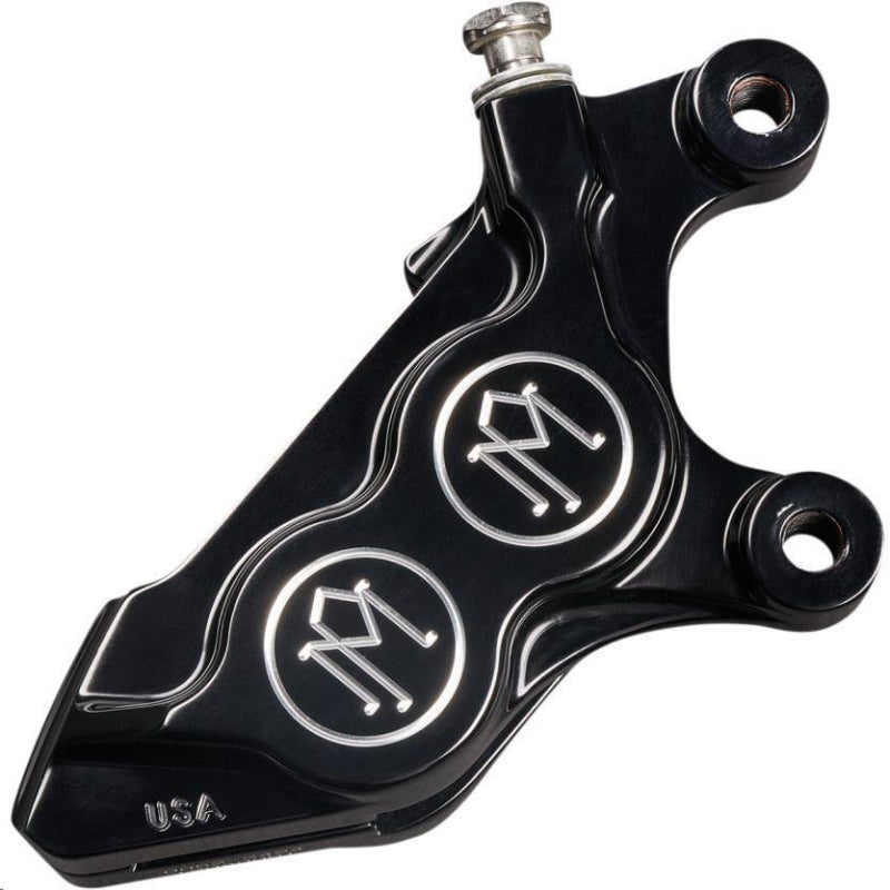 Performance Machine 125x4B Caliper 11.8in Disc - Chrome — Motorcycle Brake Caliper