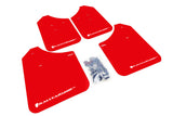 Rally Armor 02-07 Subaru WRX/STI/RS/2.5i (Wagons Req. Mod.) Red UR Mud Flap w/ White Logo