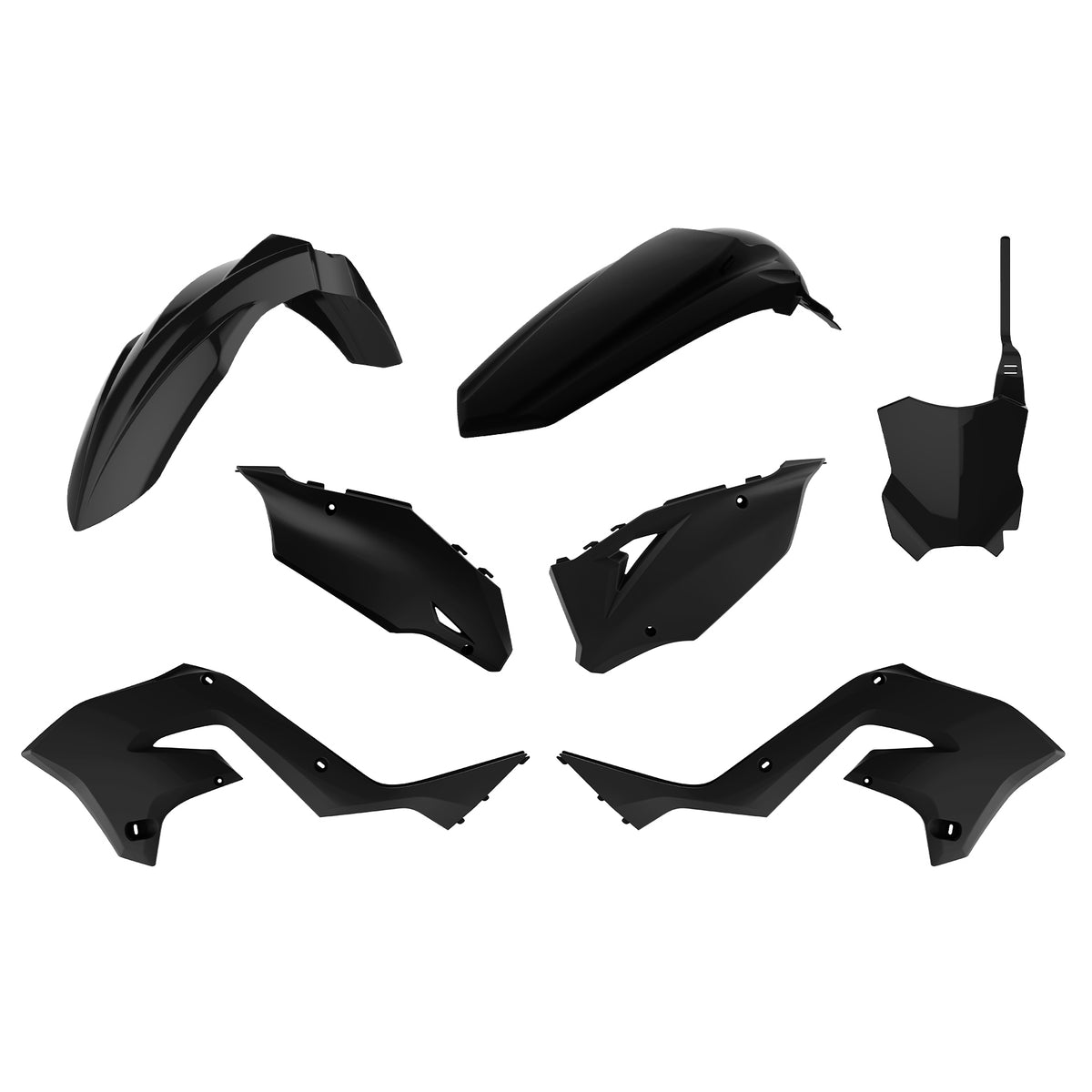 Polisport MX Restyling KIT Black KAW (90934)