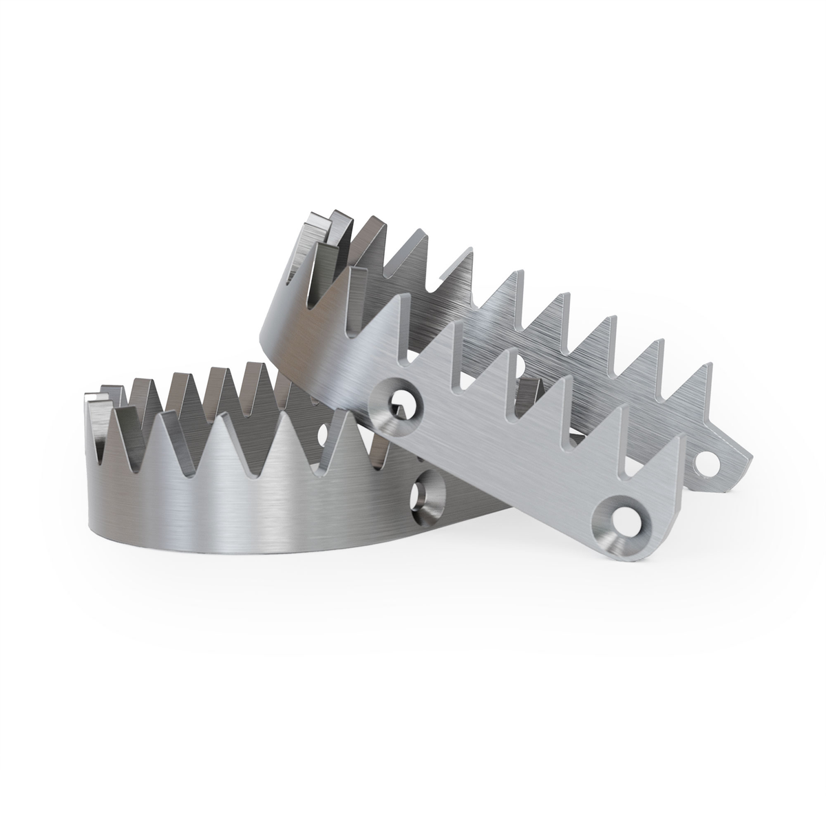 RFX Footpeg Replacement Plates Titanium Plates and Screws (FXFR 90100 99TA)
