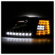 Cargar imagen en el visor de la galería, Xtune Ford F150 97-03 Crystal Headlights w/ Clear LED Corners Black HD-ON-FF15097-LED-SET-BK