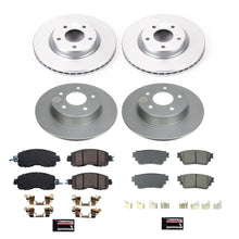 Cargar imagen en el visor de la galería, Power Stop 19-22 Nissan Altima Front &amp; Rear Z17 Coated Brake Kit