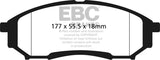 EBC 05-07 Ford F250 (inc Super Duty) 5.4 (2WD) Extra Duty Rear Brake Pads