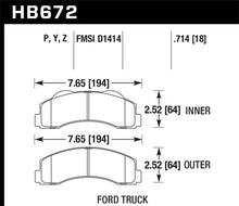 Cargar imagen en el visor de la galería, Hawk 10-11 Ford Expedition/F-150 SVT Raptor / 10-11 F-150 Front Street Brake Pad