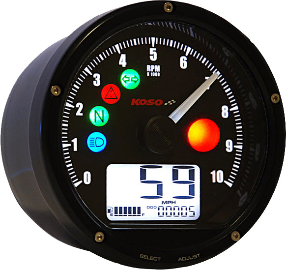 KOSO T & T Multi Function Meter (BLACK) (BA035K00)