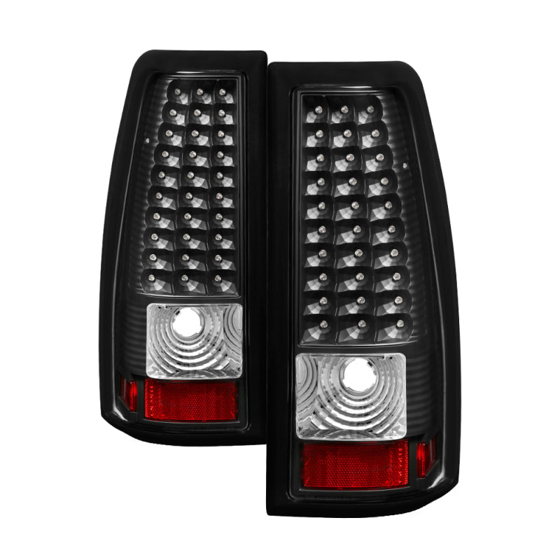 Luces traseras LED Xtune para Chevy Silverado 1500/2500/3500 99-02, color negro ALT-ON-CS99-LED-BK