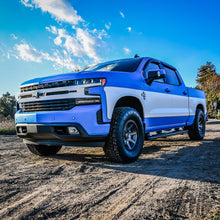 Cargar imagen en el visor de la galería, Westin 2019 Chevrolet Silverado/Sierra 1500 Crew Cab Non LD PRO TRAXX 5 Oval Nerf Step Bars - Black