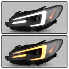 Cargar imagen en el visor de la galería, Spyder Subaru Impreza WRX 15-20 Halogen Model Projector Headlights - Black PRO-YD-SWRX15SI-SBSEQ-BK