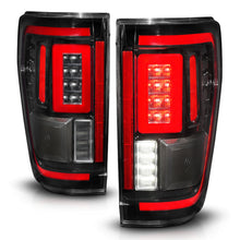 Load image into Gallery viewer, ANZO 21-23 Ford F-150 LED Taillights Seq. Signal w/BLIS Cover - Black (For Factory Halogen ONLY)