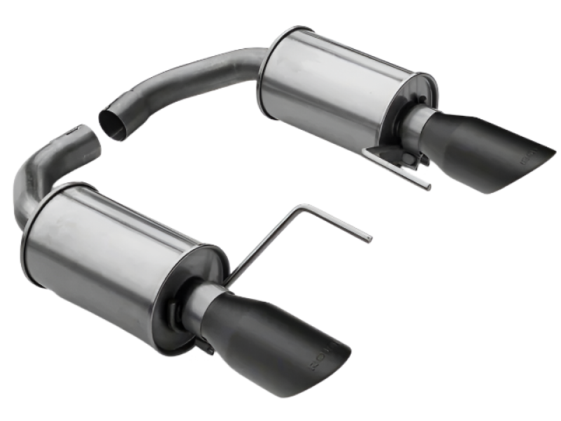 Roush 2015 Mustang V6 / EcoBoost Black Tip Axle Back Exhaust