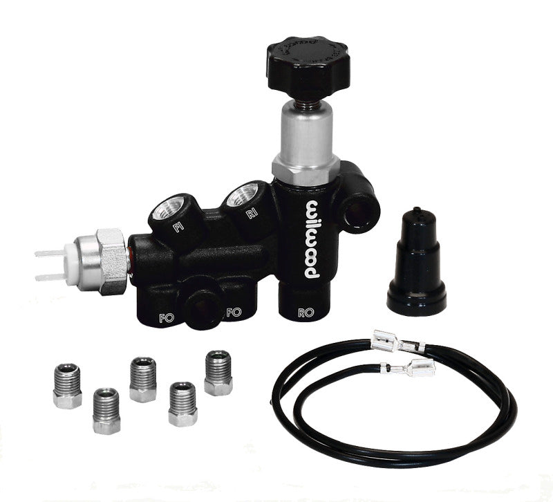 Wilwood Combination Proportioning Valve w/ Switch — 3/8-24 IF