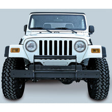 Cargar imagen en el visor de la galería, Protector de cepillo Rugged Ridge en negro brillante para Jeep Wrangler 97-06