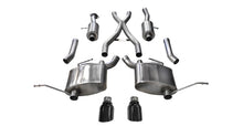 Cargar imagen en el visor de la galería, Corsa 15-16 Jeep Grand Cherokee Black 2.5in Dual Rear Exit Cat-Back Exhaust