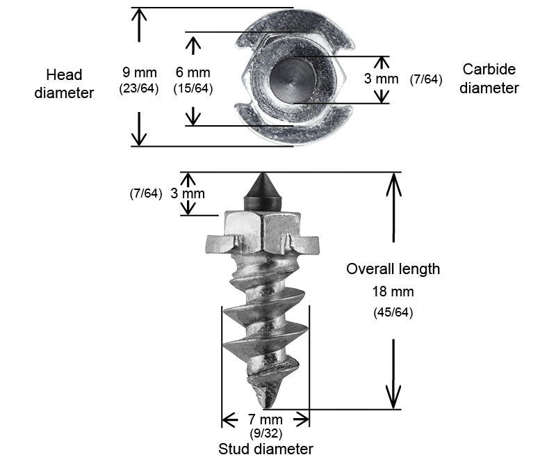 Igrip 5/8"-15MM Shoulder Screw Studs QTY 200 (SS-15200R)