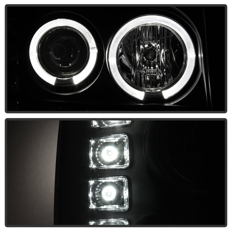 Proyector LED Halo Spyder GMC Sierra 1500/GMC Sierra Denali 08-13 - LED Blk PRO-YD-GS07-HL-BK