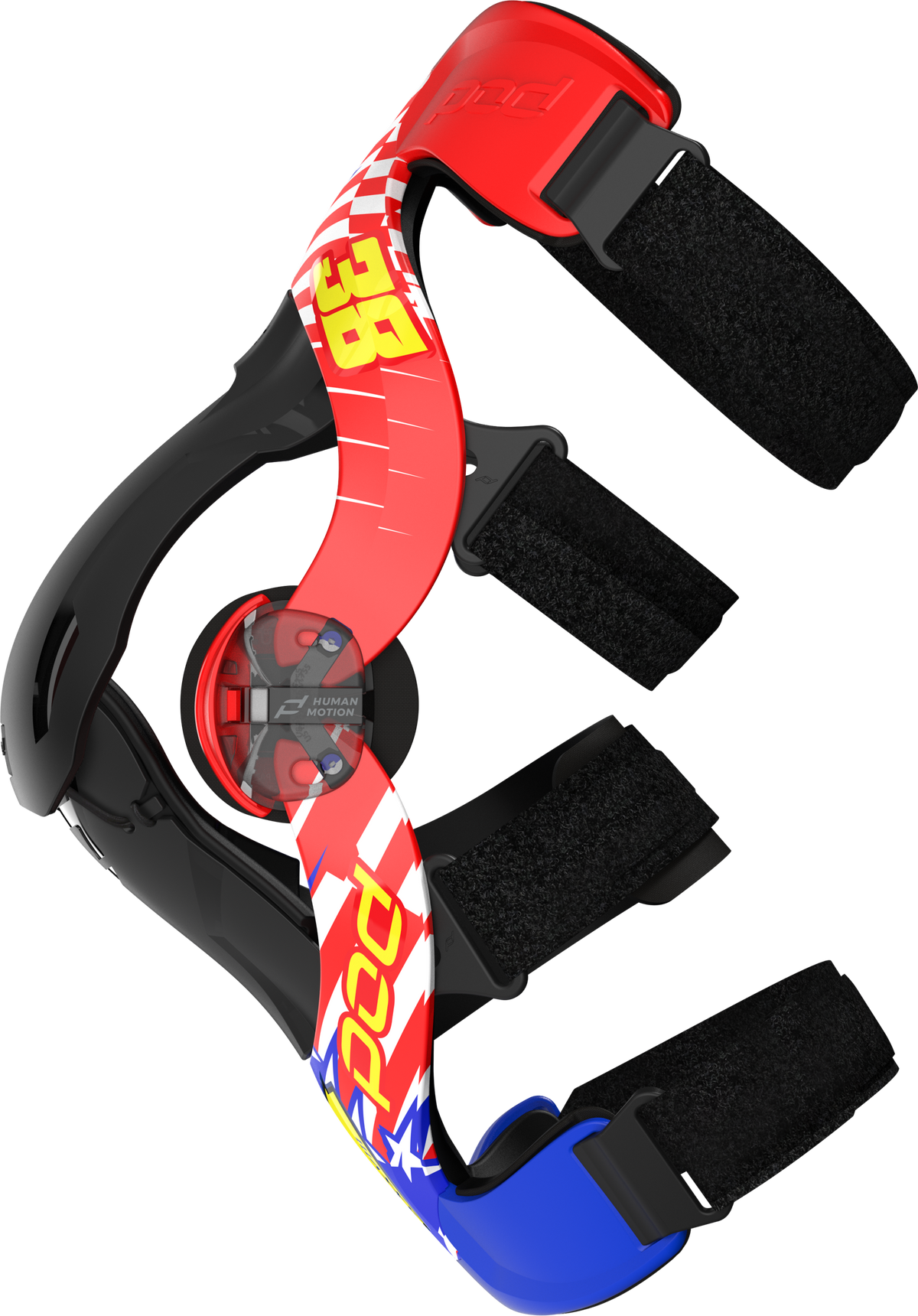 POD K4 2.0 LE Knee Brace (PR) Danger BOY V2 XL/2X (K4027-DBLE2-XL/2X)