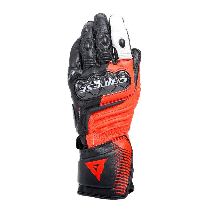 Dainese Carbon 4 Long Leather Gloves Black/Black/Black - Medium