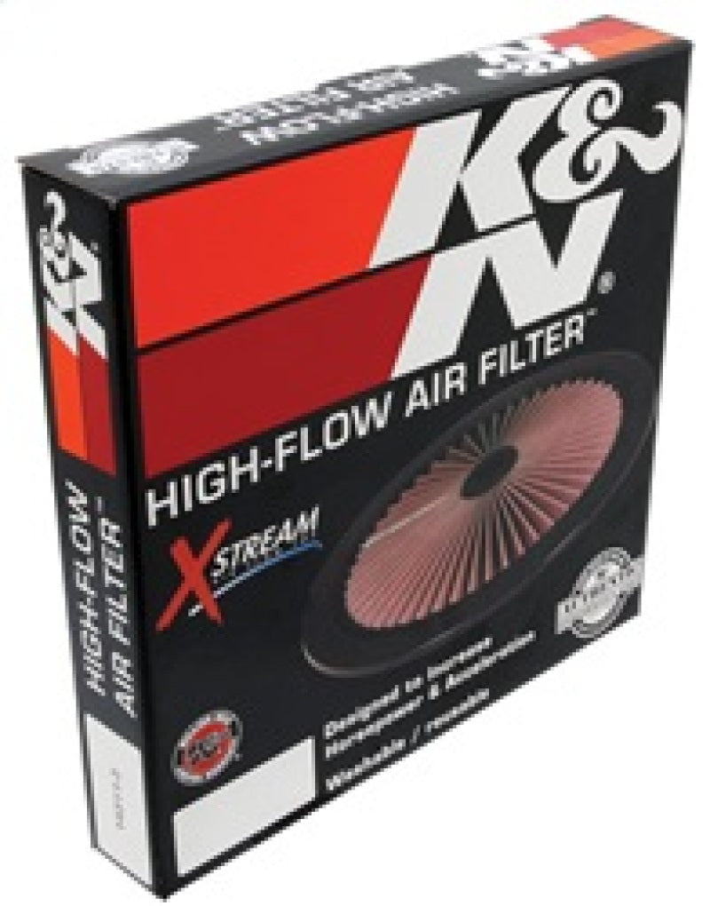 K&N X-Stream Top Round Lid Air Filter - 9 inch OD