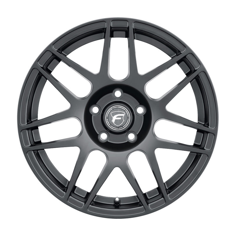 Rueda Forgestar F14 Drag 18x8.0 / 5x120 BP / ET15 / 5.125in BS en negro satinado