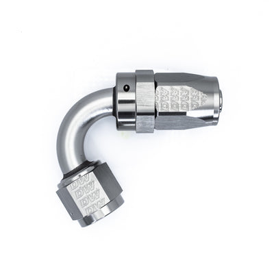 DeatschWerks 8AN 120-Degree Swivel Hose End CPE - Anodized Titanium