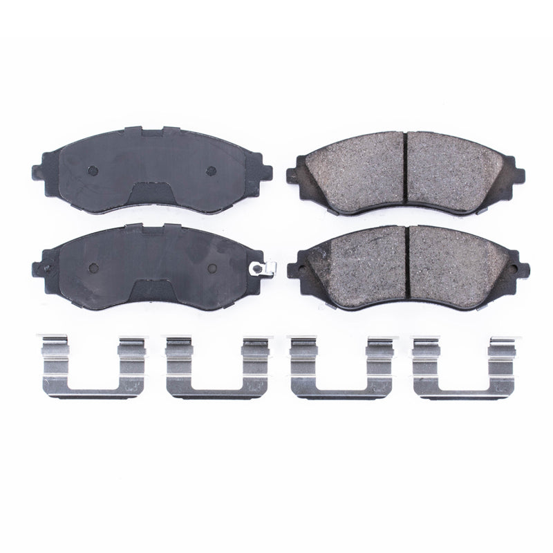 Power Stop 04-11 Chevrolet Aveo Front Z17 Evolution Ceramic Brake Pads w/Hardware