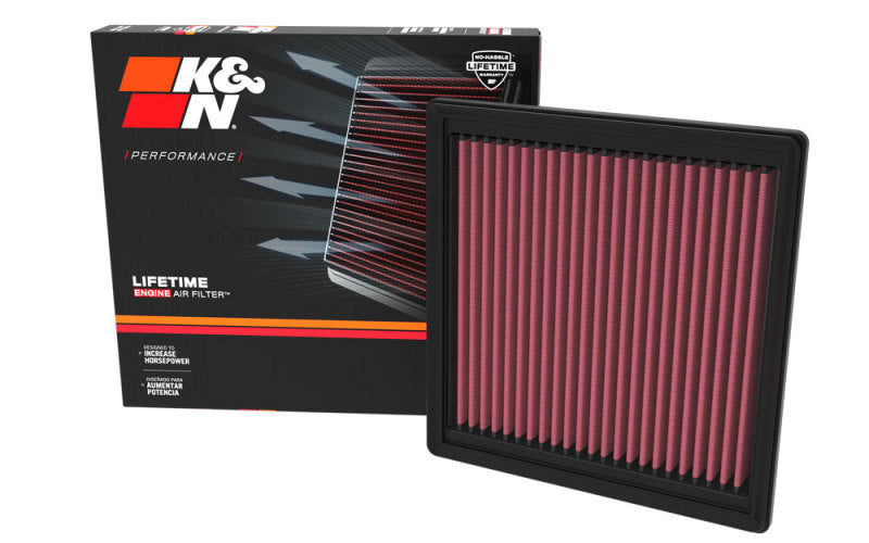 K&N 33-3178 Replacement Air Filter — Fits 2022-2026 Toyota Land Cruiser/Lexus LX600 V6 3.5L
