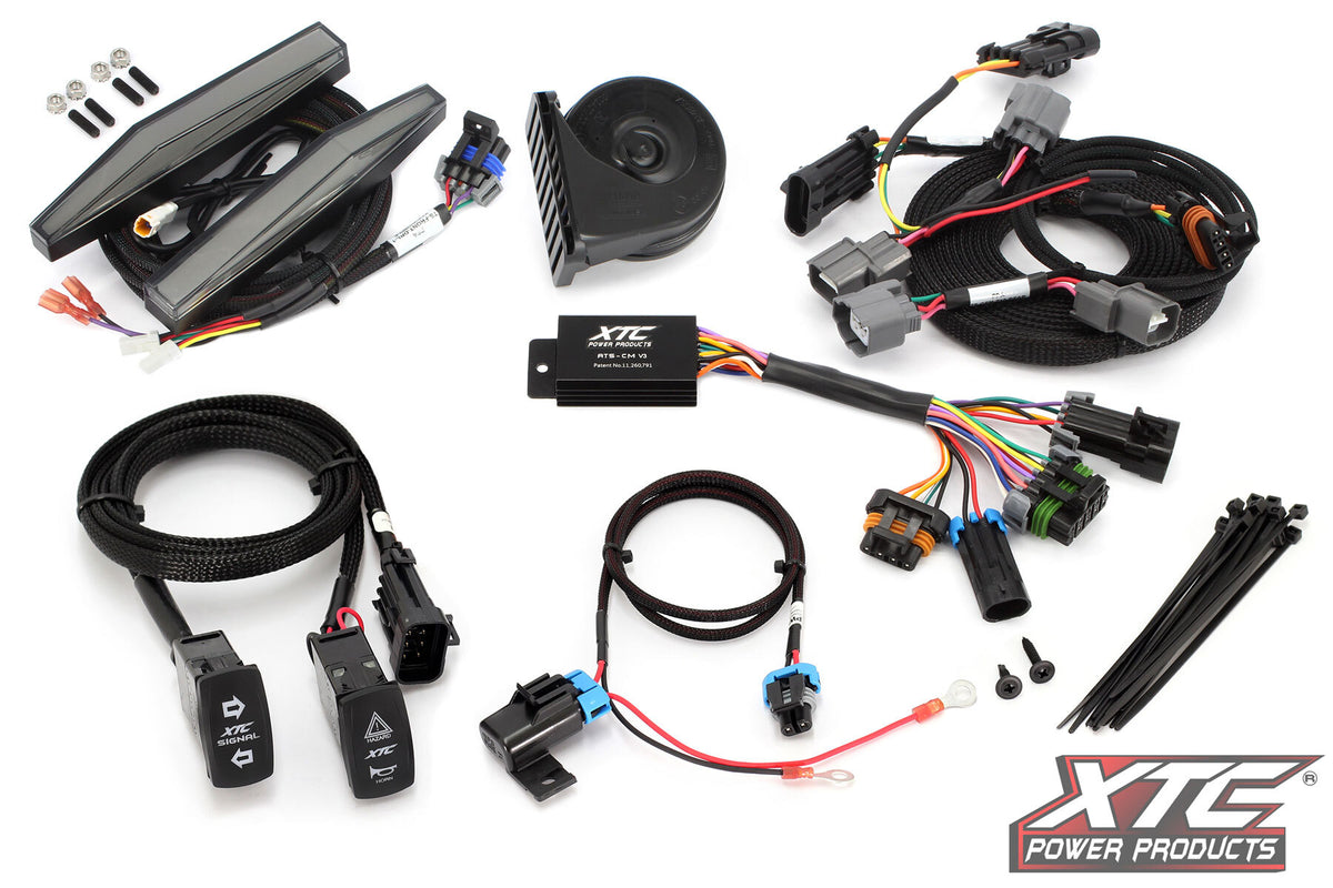 XTC Power Products Self Canceling Turn Signal with Horn & DRL CFM (ATS-CFM-Z10-DRL)