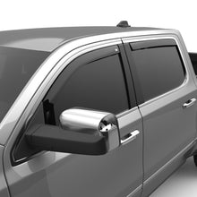 Cargar imagen en el visor de la galería, Juego de 4 viseras para ventanas en canal SlimLine para Dodge Ram 1500 Crew Cab 2019 de EGR, color humo oscuro