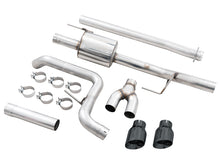 Cargar imagen en el visor de la galería, AWE 0FG 21+ Ford F150 Dual Side Exit Cat-Back Exhaust - 4.5in Diamond Black Tips