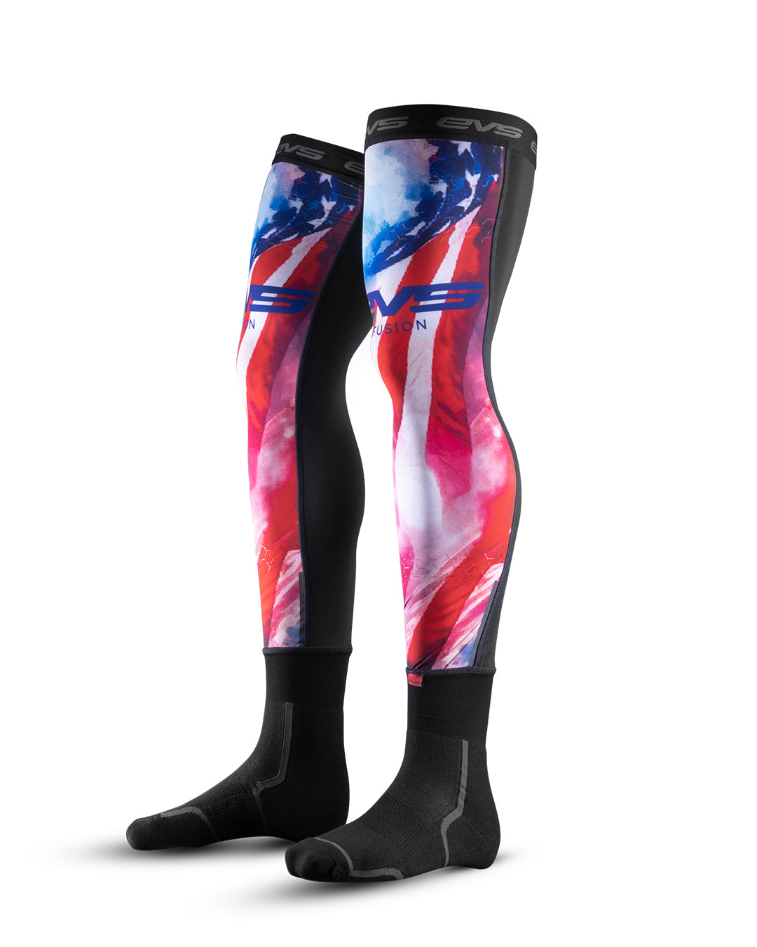 EVS Fusion Sock/ Sleeve Combo 1776 RED/WHT/BLU Youth (FSN-US-Y)