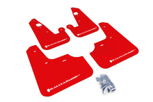 Cargar imagen en el visor de la galería, Rally Armor 07-17 Mitsubishi Lancer Red UR Mud Flap w/ White Logo