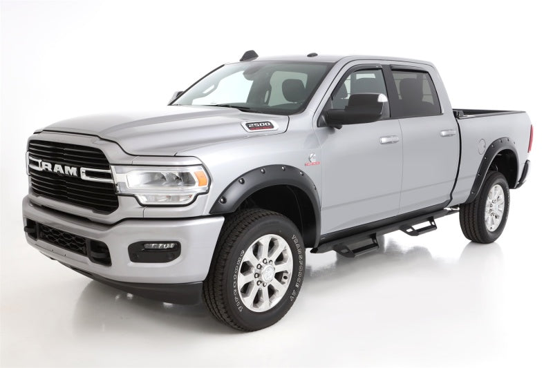 Guardabarros estilo bolsillo Bushwacker 2019 Dodge Ram 2500/3500, 2 piezas, color negro