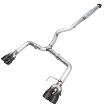 Cargar imagen en el visor de la galería, AWE Tuning Subaru WRX/STI VA/GV Sedan Track Edition Exhaust - Diamond Black Tips (102mm)