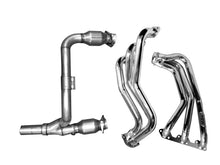 Cargar imagen en el visor de la galería, BBK 07-11 Jeep 3.8 V6 Long Tube Exhaust Headers And Y Pipe And Converters - 1-5/8 Silver Ceramic