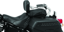 Cargar imagen en el visor de la galería, Kuryakyn Fixed Mounts Multi-Purpose Driver &amp; Passenger Backrest 18-Up Softail Black