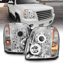 Cargar imagen en el visor de la galería, ANZO 2007-2014 Gmc Yukon Projector Headlights w/ Halo Chrome (CCFL)