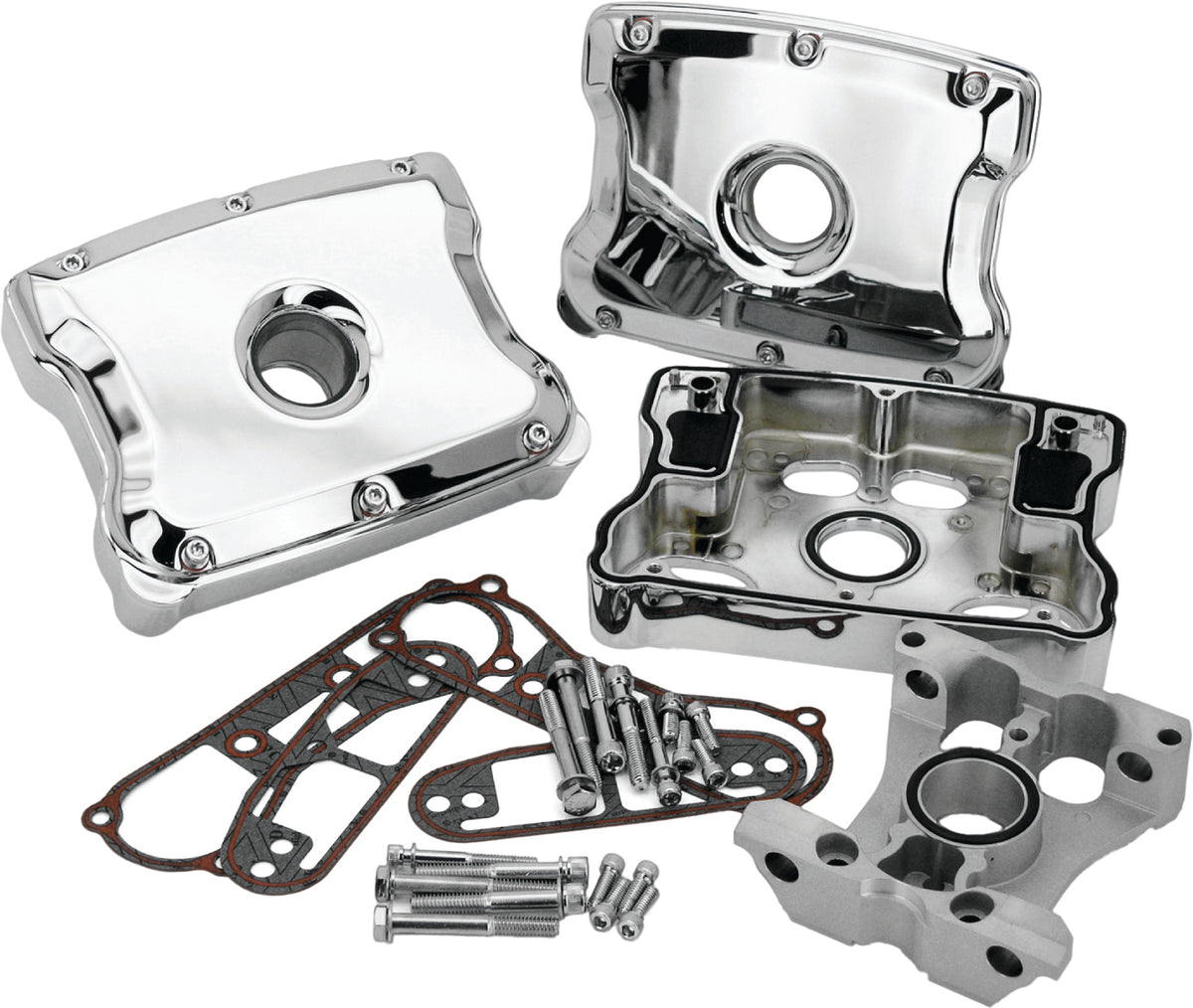 Harddrive Rocker BOX KIT EVO 84-99 Chrome Pair (037025)