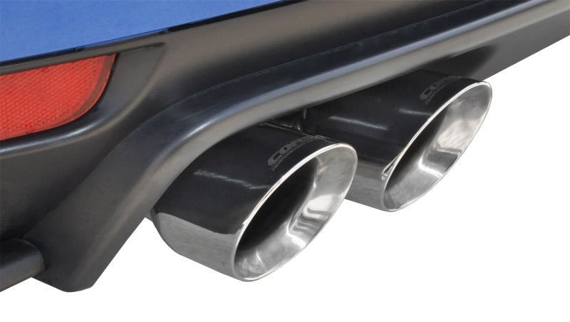 Corsa 08-13 Subaru Impreza Hatchback STI 2.5L Turbo Manual Polished Sport Cat-Back Exhaust