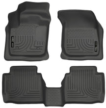 Cargar imagen en el visor de la galería, Husky Liners 13-16 Ford Fusion WeatherBeater Combo Black Floor Liners