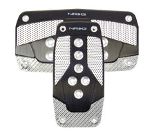 Cargar imagen en el visor de la galería, NRG Aluminum Sport Pedal A/T - Black w/Silver Carbon