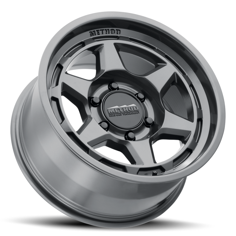 Method Race Wheels MR708 Bead Grip 17x8.5 / 0mm Offset / 5x5 BP / 71.5mm CB - Gloss Titanium