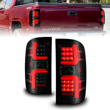 Cargar imagen en el visor de la galería, ANZO 15-19 Chevrolet Silverado 2500 HD/3500 HD LED Taillight w/ Sequential Black Housing/Smoke Lens