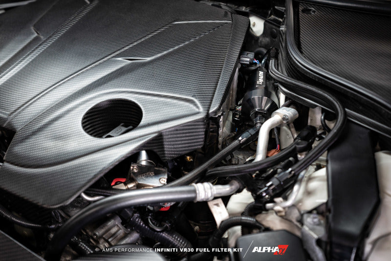 AMS Performance Red Alpha Flex Fuel Filter Kit — Fits Infiniti Q50/Q60