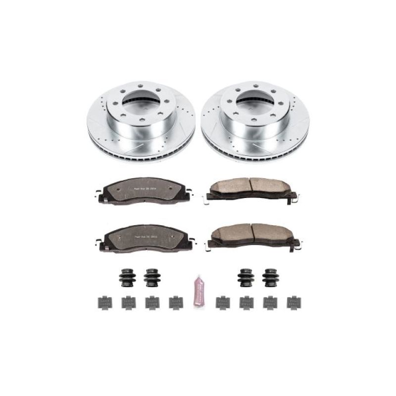 Power Stop Z36 Truck & Tow Brake Kit — Front Fits 2011-2018 Ram 2500/3500