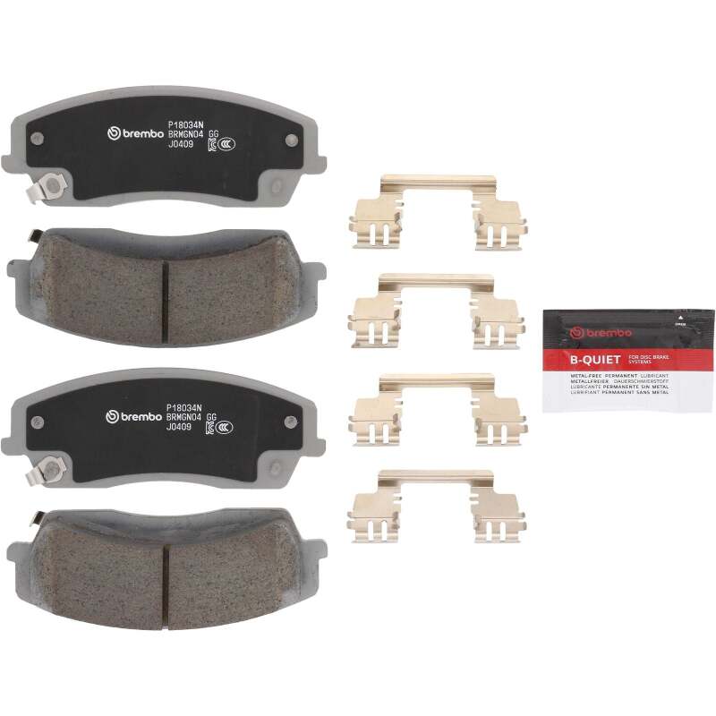 Brembo 05-08 Chrysler 300/ Dodge Charger/Challenger/Magnum Front NAO Brake Pad